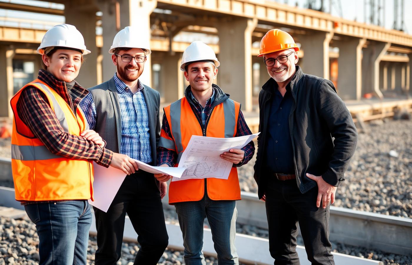 Echipa HydroConstruct pe șantier