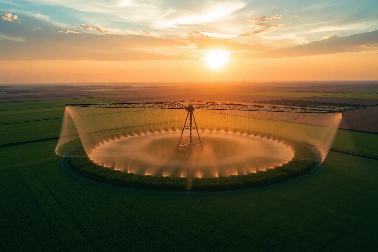 Sistem irigații pivot — 1.800 ha